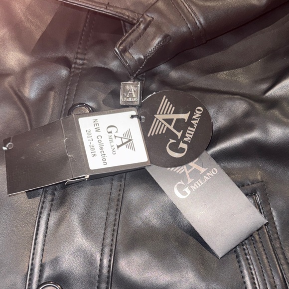 Brand new GA Milano Faux Leather Jacket Men’s Size (S) - Picture 6 of 8